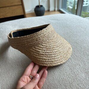 Raffia Straw Visor